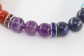 Rannekoru 'Seven Chakra' (Helmi 8mm)