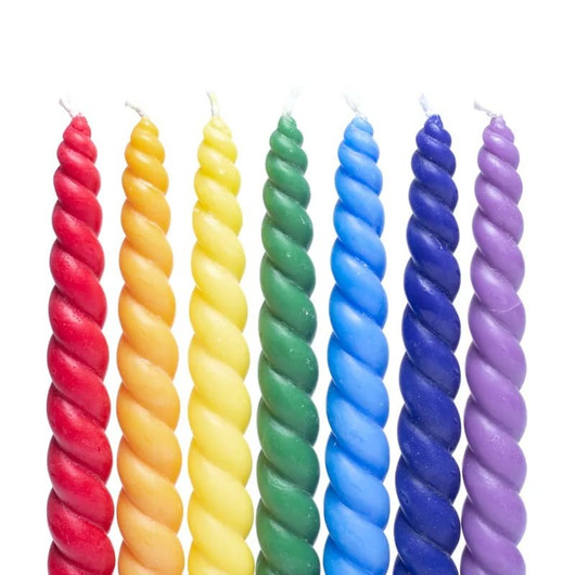 Chakrakynttilät '7 Chakra Twisted' (tuoksuton)
