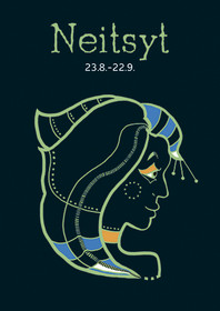 Horoskooppikortti 'Neitsyt 23.8.-22.9.'