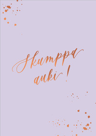 Postikortti 'Skumppa auki!'