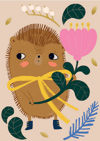 Mira Mallius: Postikortti 'Siili'