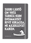 Muistikirja Muumi 'Suuri lähtö' 21*14,5cm