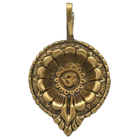 Kynttiläpidike 'Ohm' messinki 12*4cm