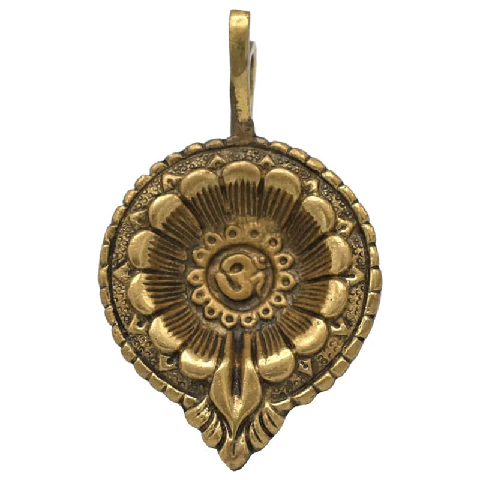 Kynttiläpidike 'Ohm' messinki 12*4cm