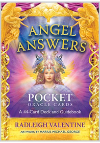 Angel Answers Oracle Cards (Pocket Size) by Radleigh Valentine