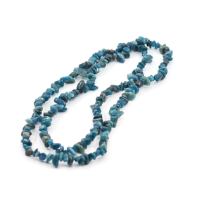 Kaulakoru Sininen Apatiitti 'Chip' 80cm