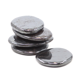 Hematiitti 'Chakrastone XXL' litteä 55-70mm 1-laatu