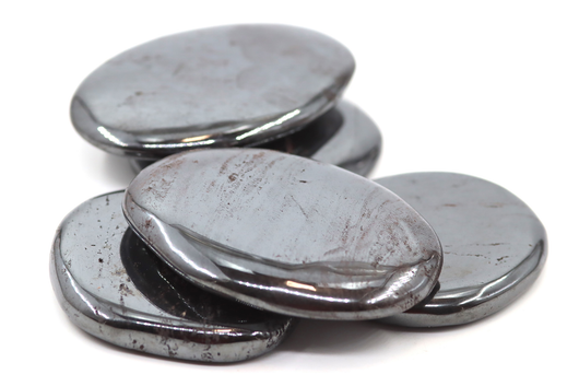 Hematiitti 'Chakrastone XXL' litteä 55-70mm 1-laatu