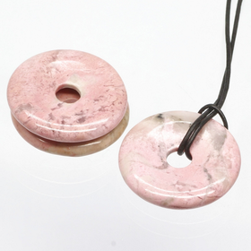 Kividonitsi Rodoniitti 'Soft Pink & Quartz' 30mm