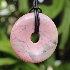 Kividonitsi Rodoniitti 'Soft Pink & Quartz' 30mm