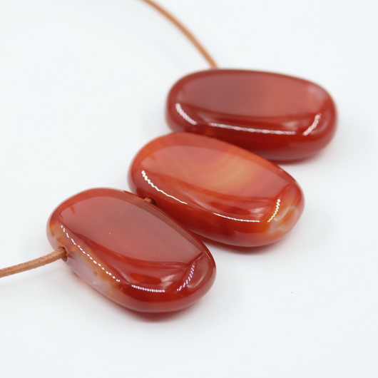 Riipus Karneoli 'Rectangle' 25*40mm