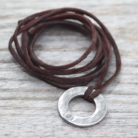 Pajankajo Kaulakoru terästä 'Kuu' 23mm