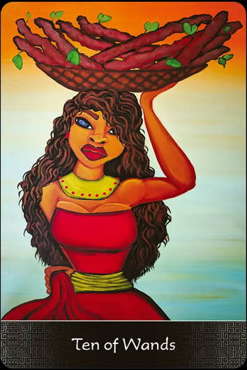 Afro Goddess Tarot Arcanas by Andrea Furtick
