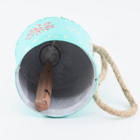 Soittokello Kilikello 'Lehmänkello' turkoosi 13*8cm