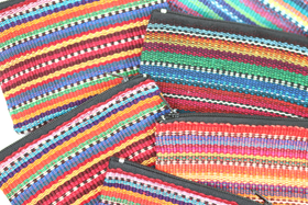 Pieni Kukkaropussukka puuvillaa 'Peru' 10*7cm