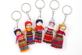 Avaimenperä Huolinukke 'Guatemalan Worry Doll'