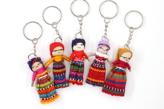 Avaimenperä Huolinukke 'Guatemalan Worry Doll'
