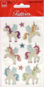 Tatuointitarrat 'Yksisarvinen'