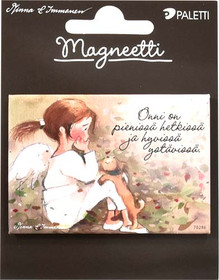 Magneetti 'Onni on pienissä hetkissä ja hyvissä ystävissä' 55*78mm