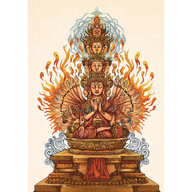 Postikortti 'Chenrezig' (Ekotuote)