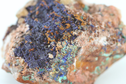 Matriisikivi 'Safiiri & Malakiitti' keräily-yksilö 60*60mm/130g