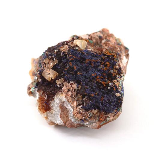 Matriisikivi 'Safiiri & Malakiitti' keräily-yksilö 60*60mm/130g