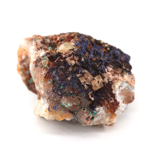 Matriisikivi 'Safiiri & Malakiitti' keräily-yksilö 60*60mm/130g