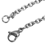 Kaulaketju ruostumaton teräs 'Oval Link 4*3mm' 59cm