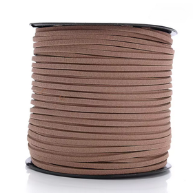 Mokkanauha Ruskea 'Maitosuklaa' 3mm / 1 metri