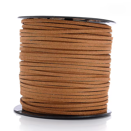 Mokkanauha Kamelinruskea 3mm / 1 metri