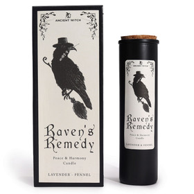Kynttilä 'Raven's Remedy' Laventeli & Fenkoli