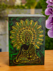 Tarotlaatikko 'Buddha' iso 15*20*8cm