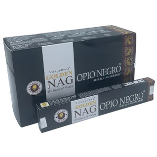 Golden Nag 'Black Opium Masala Agarbathi' suitsuke (Vijayshree) 15g