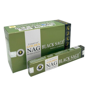 Golden Nag 'Black Sage Masala Agarbathi' suitsuke (Vijayshree) 15g