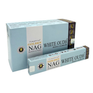 Golden Nag 'White Oudh Masala Agarbathi' suitsuke (Vijayshree) 15g