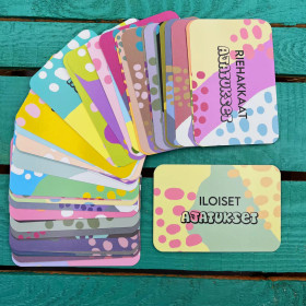 Kivat & kurjat ajatukset kortit - Hidasta elämää