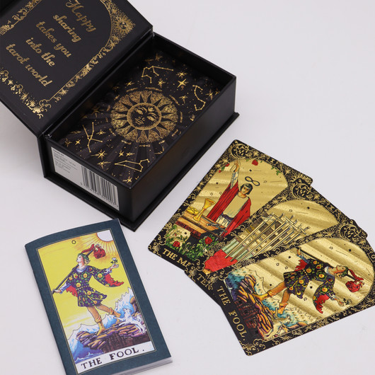 Gold Foil Colored Tarot by Ancient Wisdom