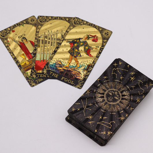 Gold Foil Colored Tarot by Ancient Wisdom