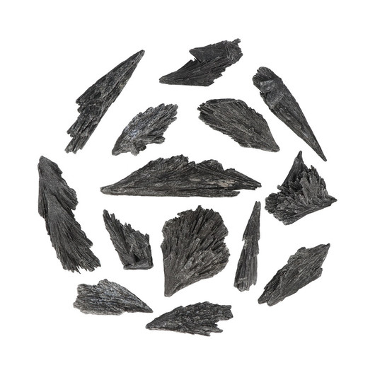 Kyaniitti Musta Raakapala 60-70mm