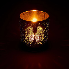 Kynttilälyhty 'Enkelin siivet' 7,3x8cm