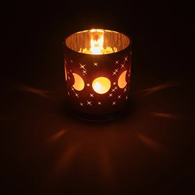 Kynttilälyhty 'Kuun vaiheet' 7,3x8cm