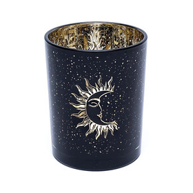 Kynttilälyhty 'Nukkuva Kuu ja Aurinko' 10 x 12,5cm