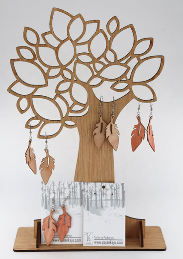 Pajankajo Korvakorut 'Lehti' pitkä