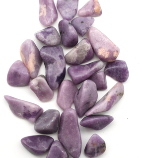 Lepidoliitti 'Light Violet' hiottu 35-45mm