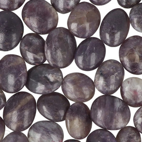 Lepidoliitti 'Taskukivi' hiottu 30-35mm