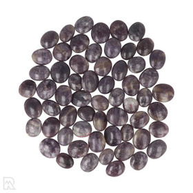 Lepidoliitti 'Taskukivi' hiottu 30-35mm