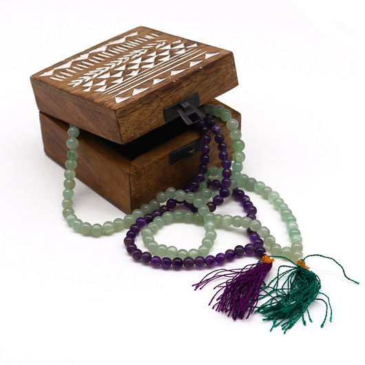 Malahelmet Ametisti 108 helmeä (5mm)