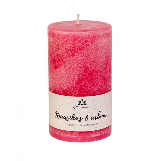 Tuoksukynttilä 'Mansikka & Vesimeloni' koko L 7*17cm
