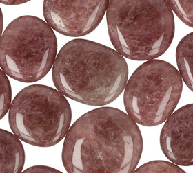 Mansikkakvartsi litteä 30-45mm