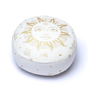 Meditaatiotyyny valkoinen 'The Sun' 33*17cm